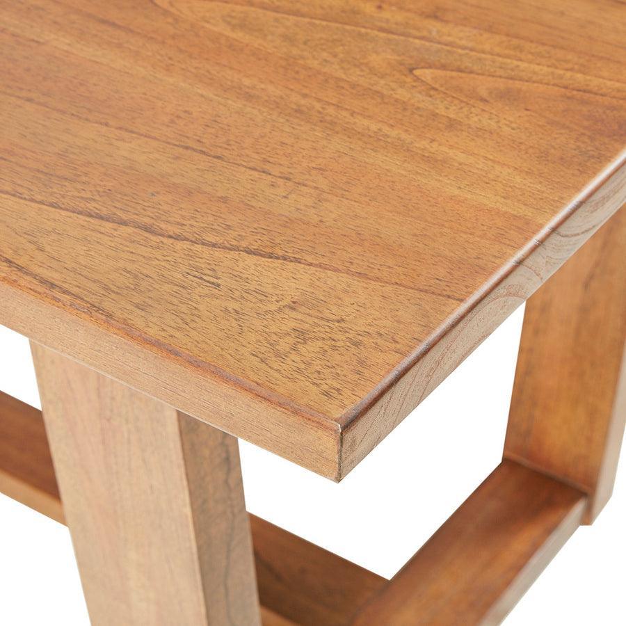 Olliix.com Dining Tables - Ashby Transitional Dining Table 84"W x 40"D x 30"H Chestnut
