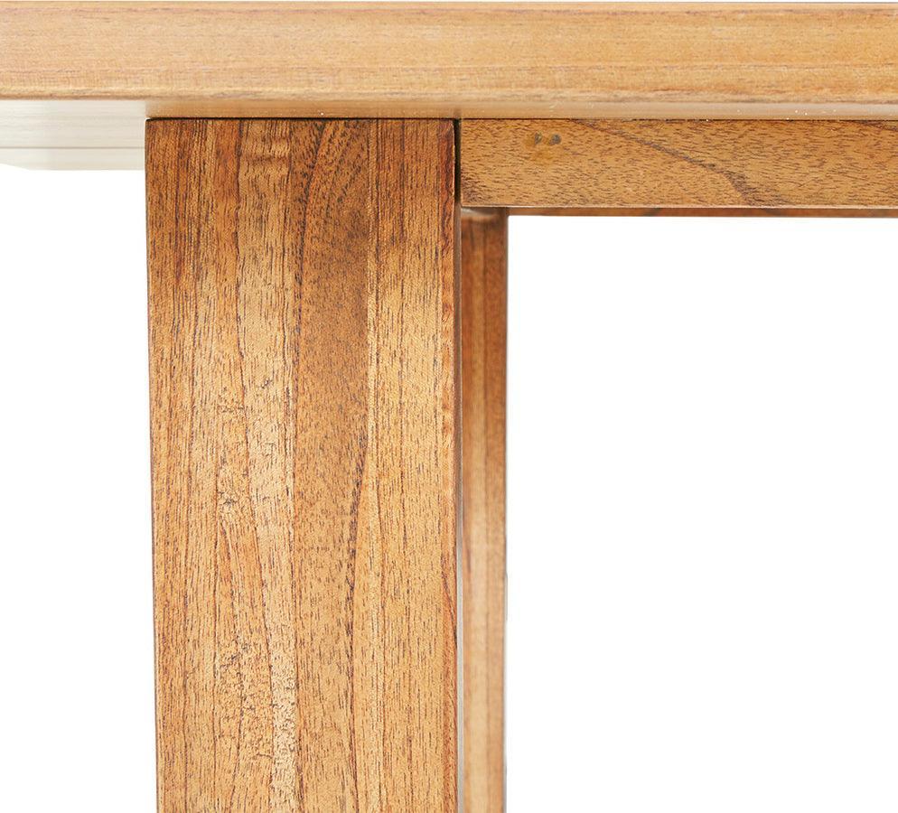 Olliix.com Dining Tables - Ashby Transitional Dining Table 84"W x 40"D x 30"H Chestnut