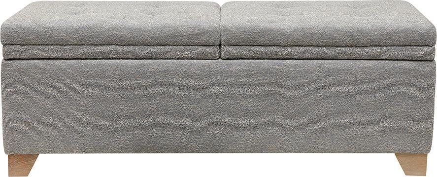 Olliix.com Benches - Ashcroft Storage Bench Gray Multicolor