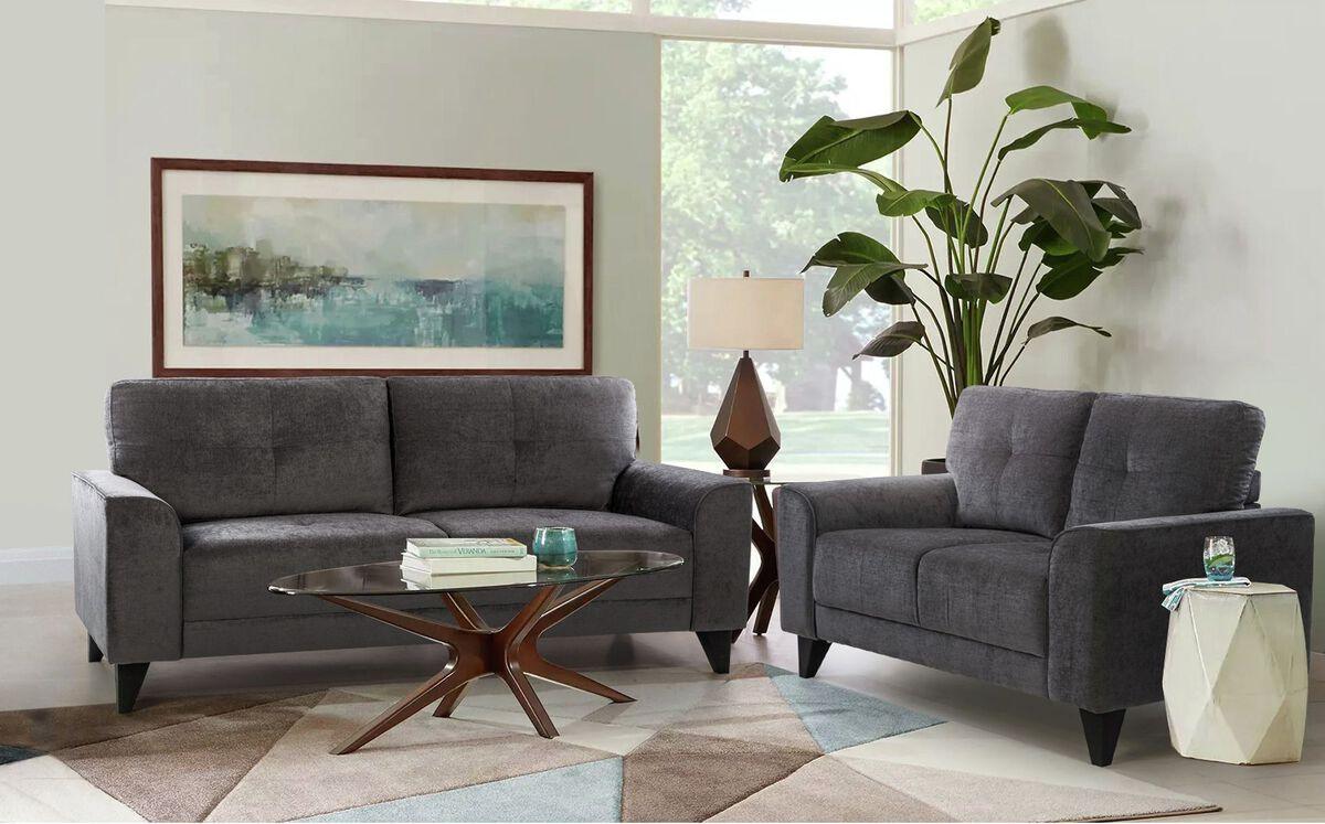 Elements Sofas & Couches - Asher Sofa in Charcoal