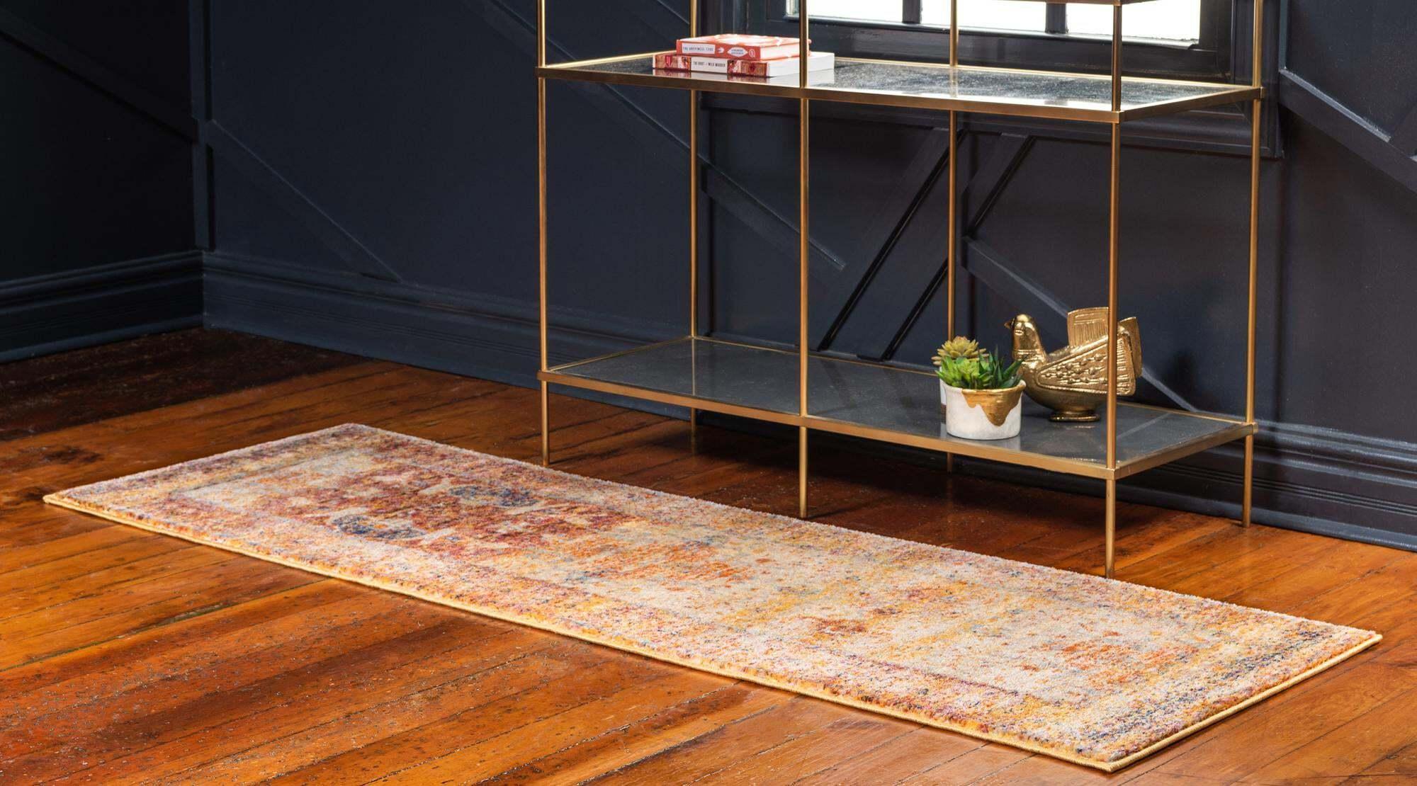 Unique Loom Indoor Rugs - Asheville 2' 2 x 6' Runner Rug Multi