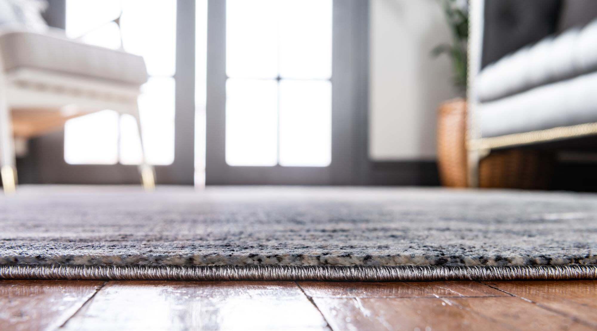 Unique Loom Indoor Rugs - Asheville 5' x 8' Rectangle Rug Gray