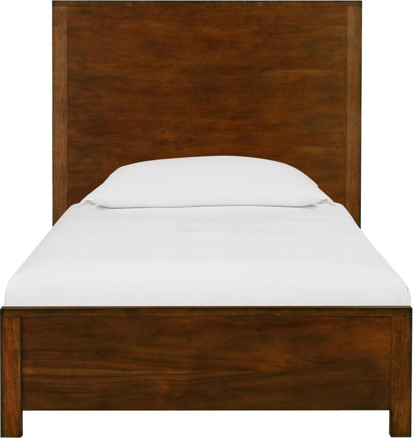 Tov Furniture Beds - Asheville Vintage Umber Wooden Twin Bed