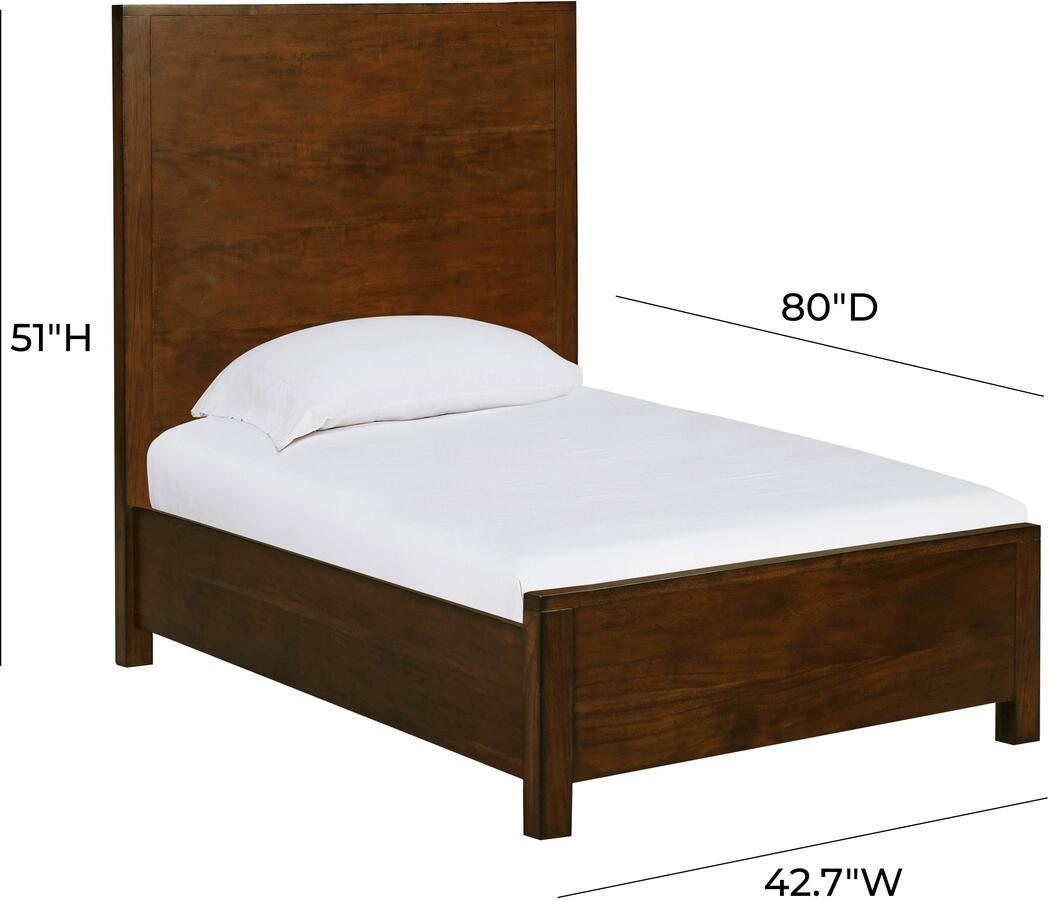 Tov Furniture Beds - Asheville Vintage Umber Wooden Twin Bed