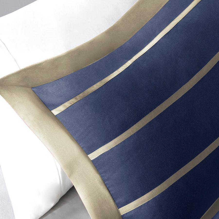 Olliix.com Duvet & Duvet Sets - Ashton King/California King Duvet Cover Set Navy
