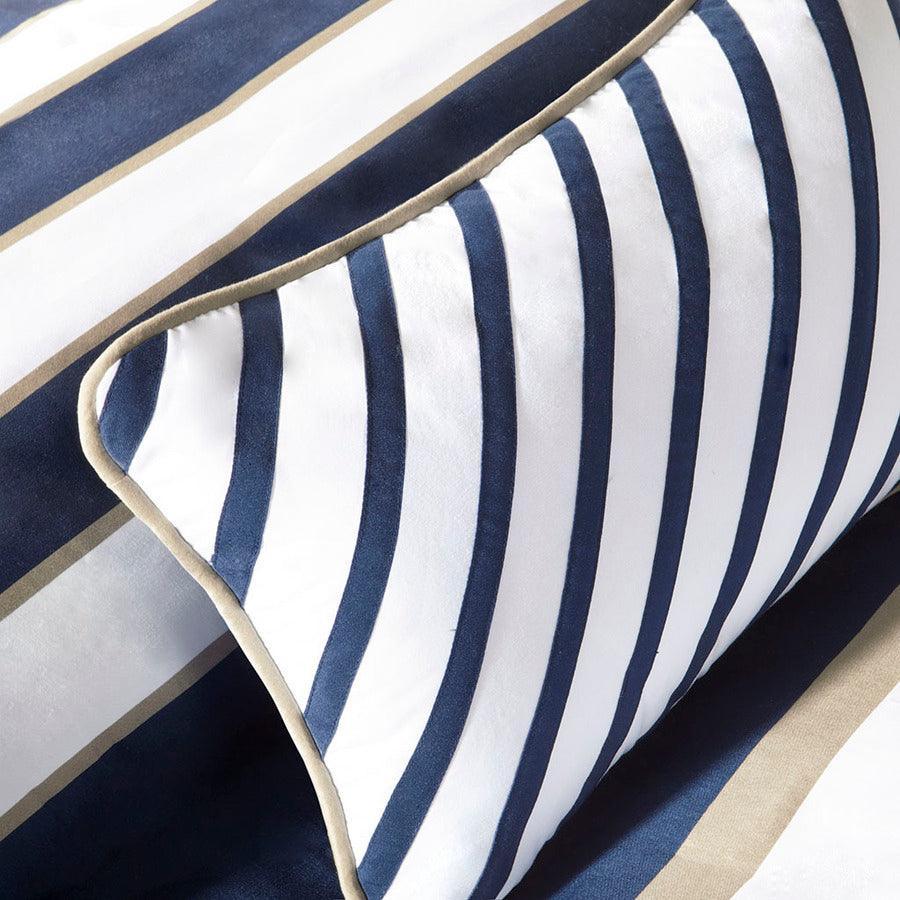 Olliix.com Duvet & Duvet Sets - Ashton King/California King Duvet Cover Set Navy