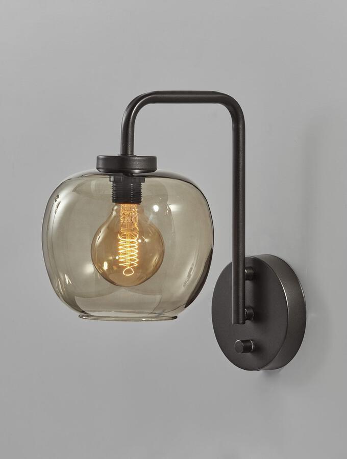 Adesso Wall Sconces - Ashton Wall Lamp Matte Black