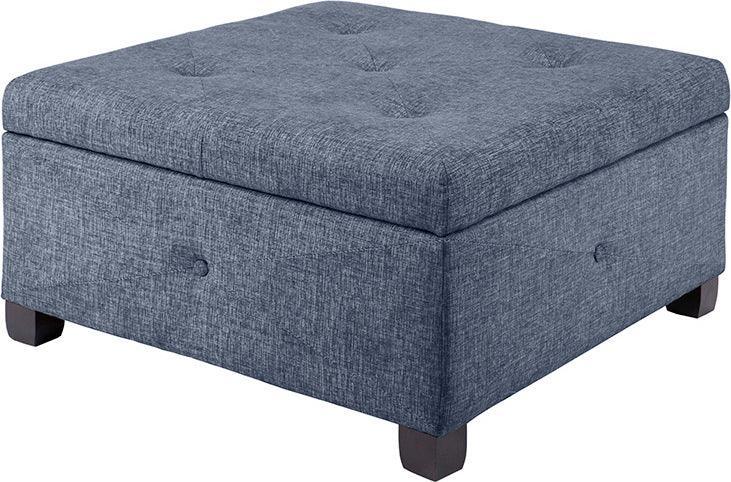 Olliix.com Ottomans & Stools - Aspen Ottoman Blue