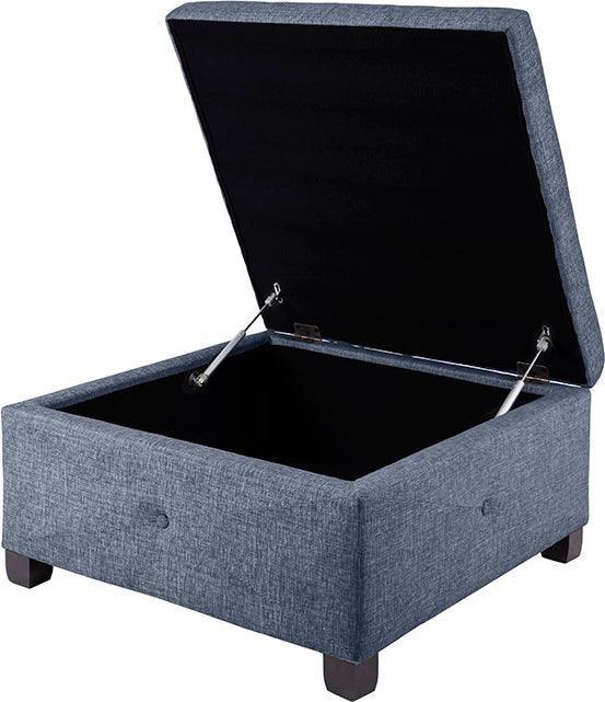 Olliix.com Ottomans & Stools - Aspen Ottoman Blue