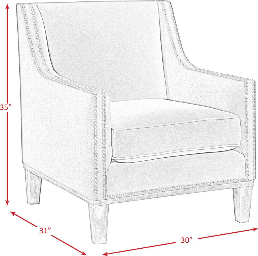 Elements Accent Chairs - Aster Accent Chair Charcoal