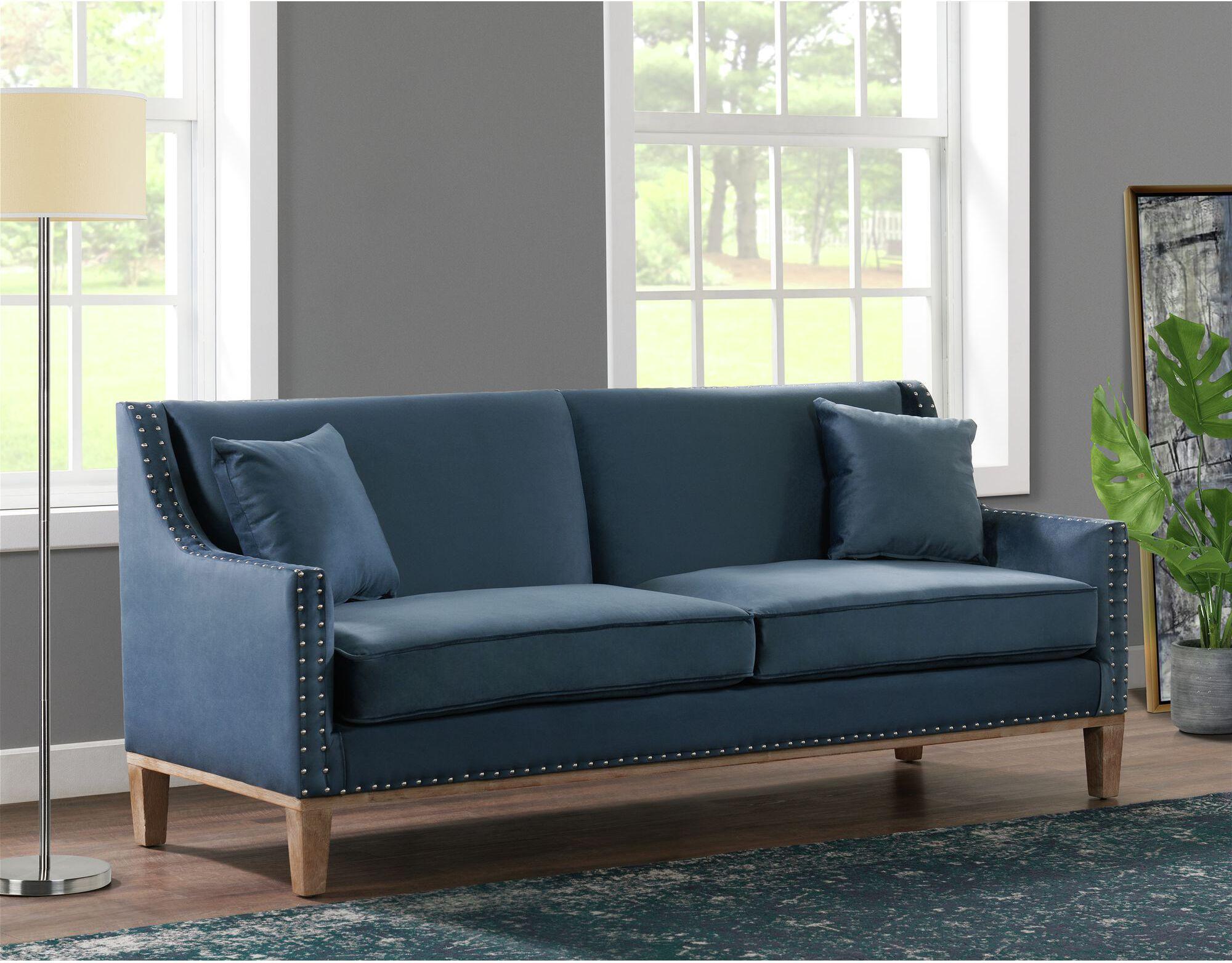 Elements Sofas & Couches - Aster Sofa Navy