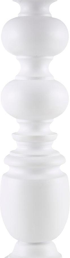 Olliix.com Table Lamps - Astoria Traditional Cottage Buffet 26" Table Lamp 15"W x 15"D x27"H White