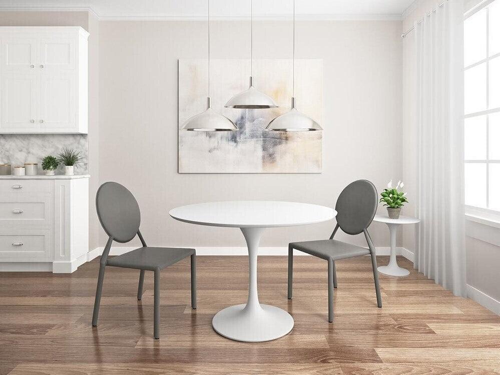 Euro Style Dining Tables - Astrid 40" Round Dining Table White