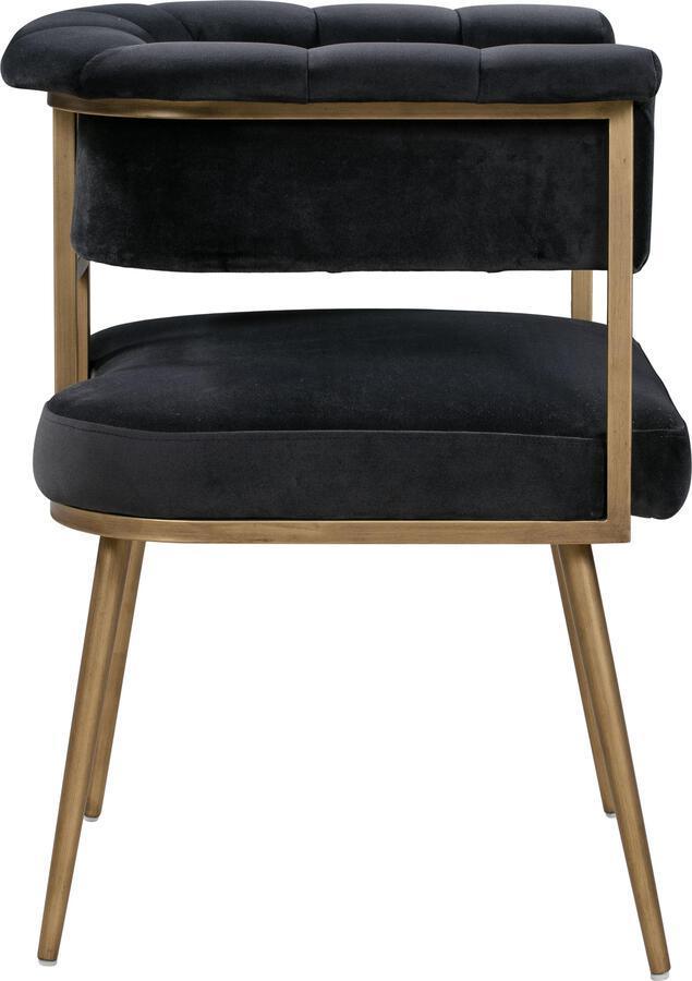 Tov Furniture Dining Chairs - Astrid Grey Velvet Chair