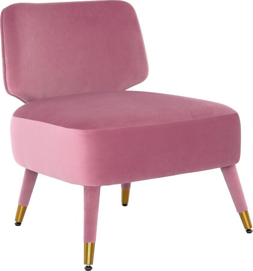 Tov Furniture Accent Chairs - Athena Orchid Purple Velvet Accent Chair