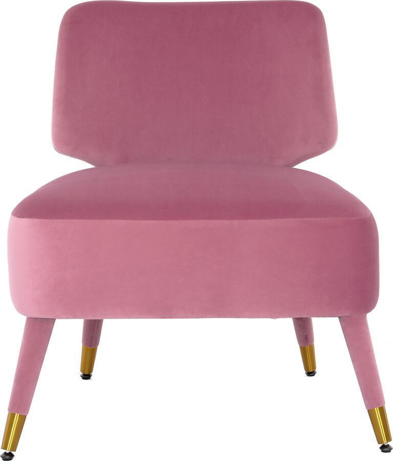 Tov Furniture Accent Chairs - Athena Orchid Purple Velvet Accent Chair