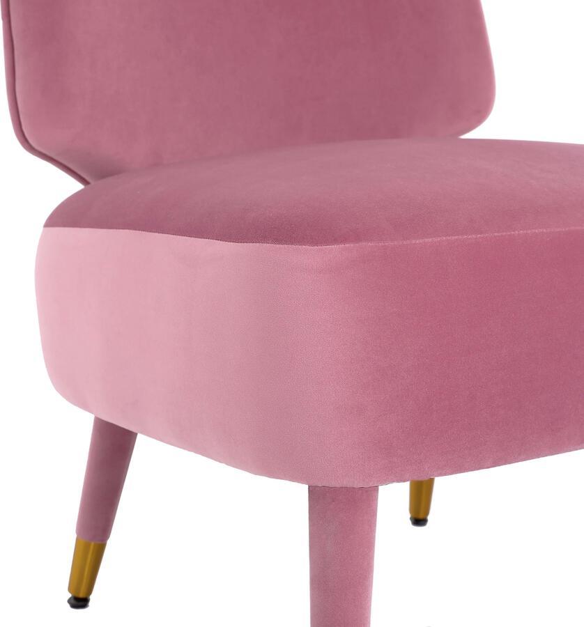 Tov Furniture Accent Chairs - Athena Orchid Purple Velvet Accent Chair