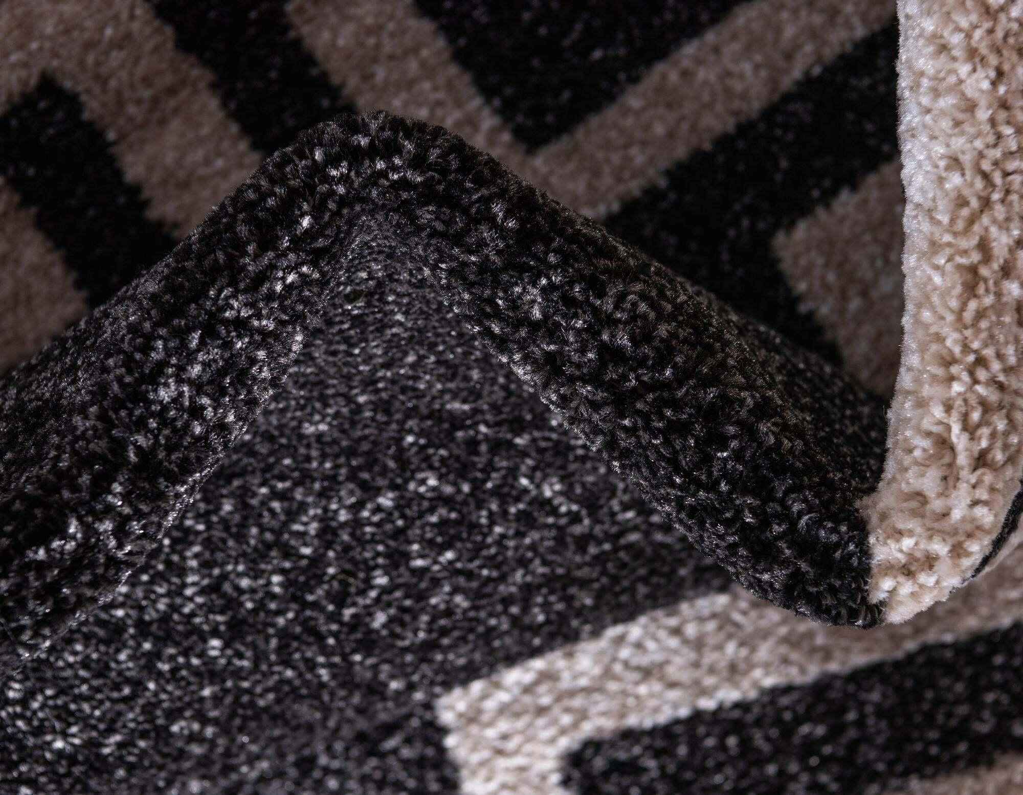 Unique Loom Indoor Rugs - Athens 5' x 8' Rectangle Rug Charcoal