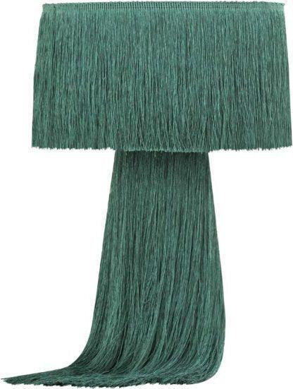 Tov Furniture Table Lamps - Atolla Tassel Table Lamp Emerald