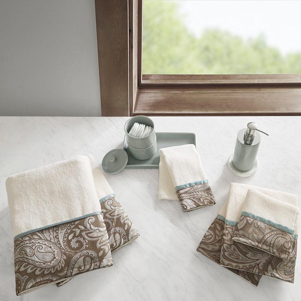 Olliix.com Bath Towels - Aubrey Bath Towel Blue