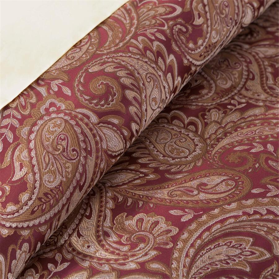 Olliix.com Comforters & Blankets - Aubrey Casual| 12 Piece Complete King Bed Set Red