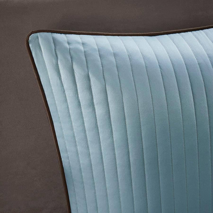 Olliix.com Comforters & Blankets - Aubrey Queen 12 Piece Complete Bed Set Blue