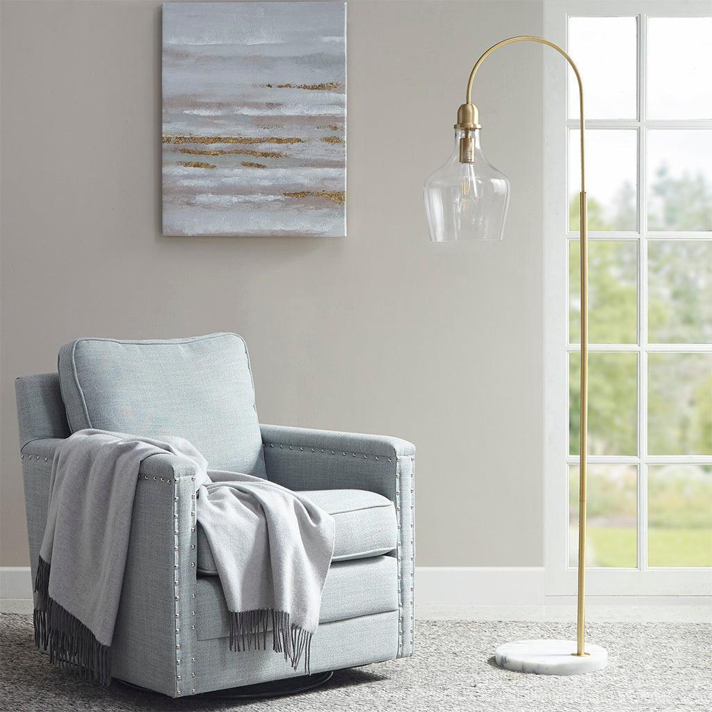 Olliix.com Floor Lamps - Auburn Floor Lamp Gold