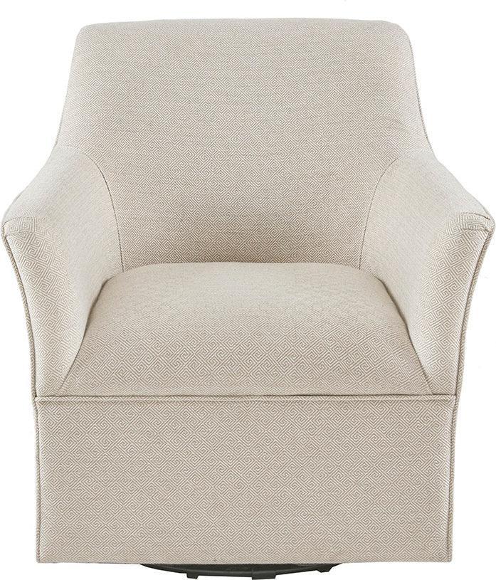 Olliix.com Accent Chairs - Augustine Swivel Glider Chair Cream