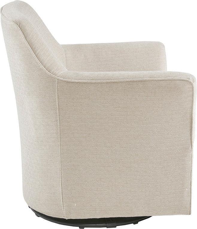 Olliix.com Accent Chairs - Augustine Swivel Glider Chair Cream