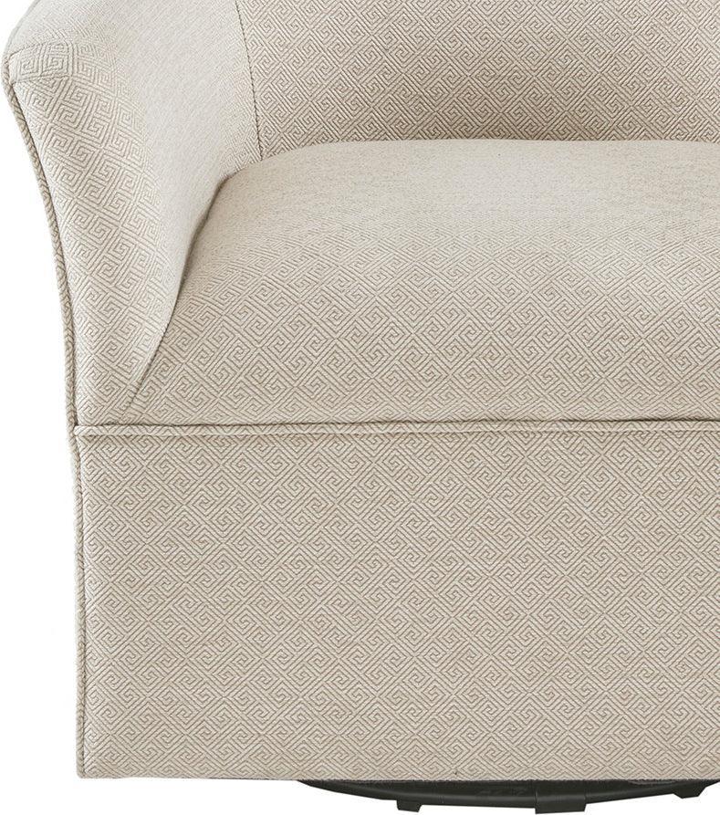 Olliix.com Accent Chairs - Augustine Swivel Glider Chair Cream