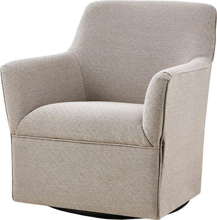 Olliix.com Accent Chairs - Augustine Swivel Glider Chair Gray