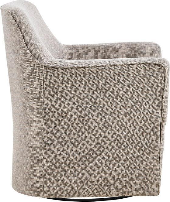 Olliix.com Accent Chairs - Augustine Swivel Glider Chair Gray