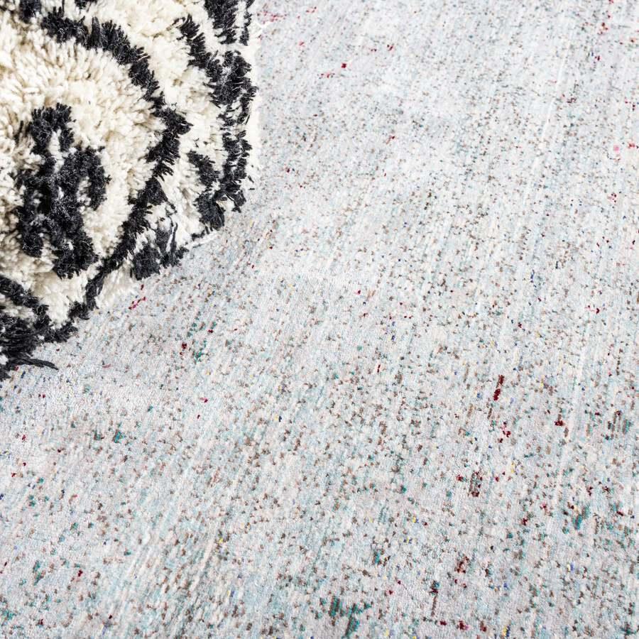 Unique Loom Indoor Rugs - Austin Bohemian 10x13 Rectangular Rug Gray