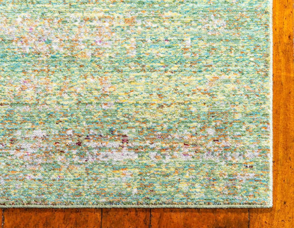 Unique Loom Indoor Rugs - Austin Bohemian 10x13 Rectangular Rug Green