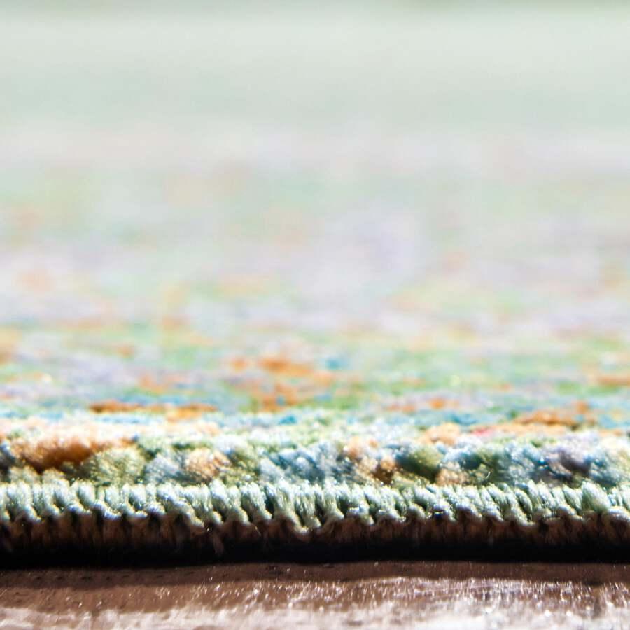 Unique Loom Indoor Rugs - Austin Bohemian 10x13 Rectangular Rug Green