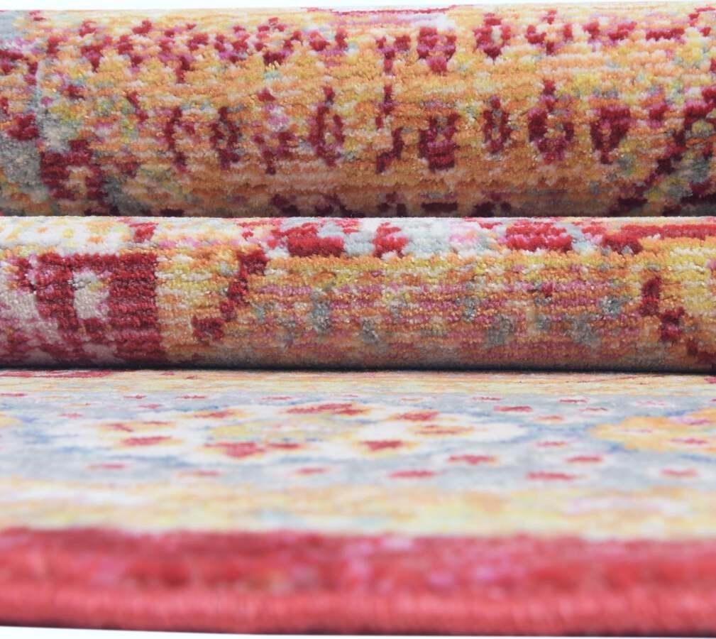 Unique Loom Indoor Rugs - Austin Bohemian 10x13 Rectangular Rug Red