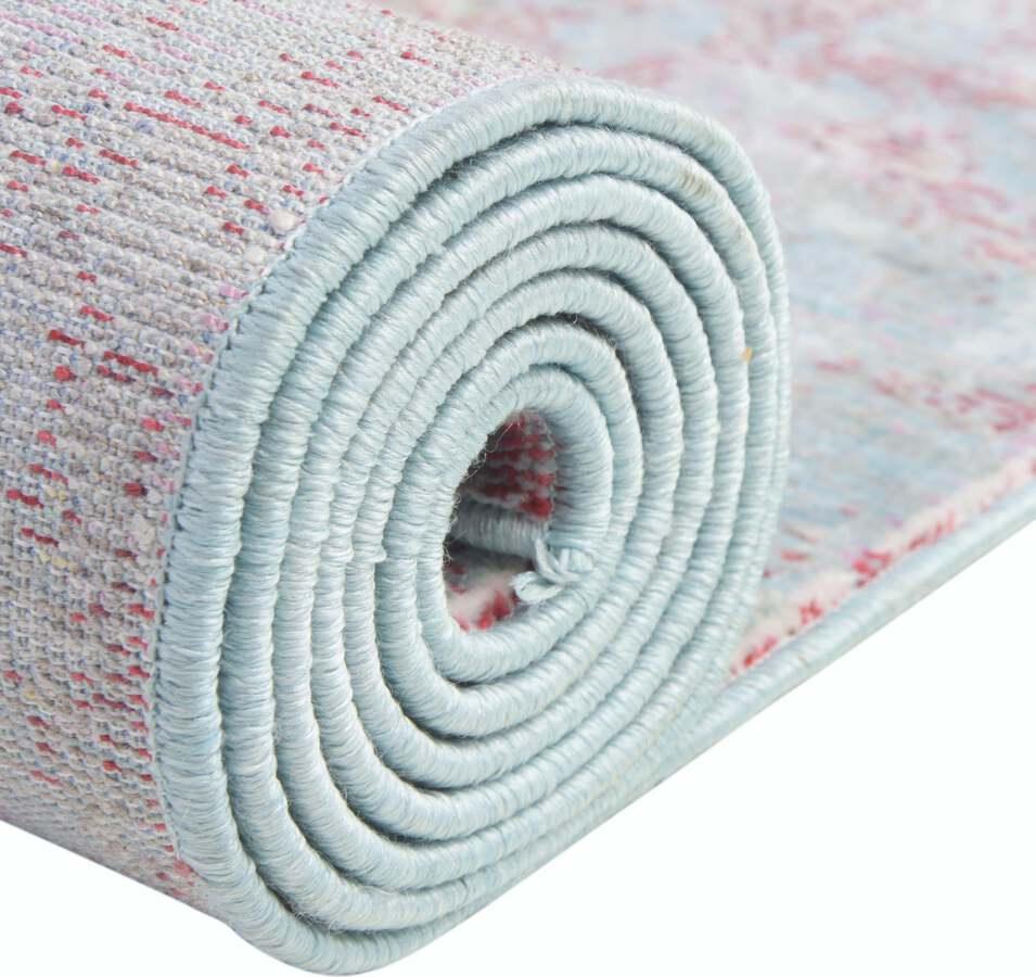 Unique Loom Indoor Rugs - Austin Bohemian 9x12 Rectangular Rug Blue