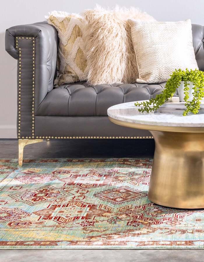 Unique Loom Indoor Rugs - Austin Bohemian 9x12 Rectangular Rug Multi