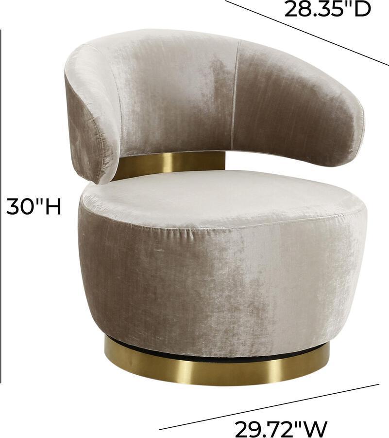 Tov Furniture Accent Chairs - Austin Champagne Chair Champagne