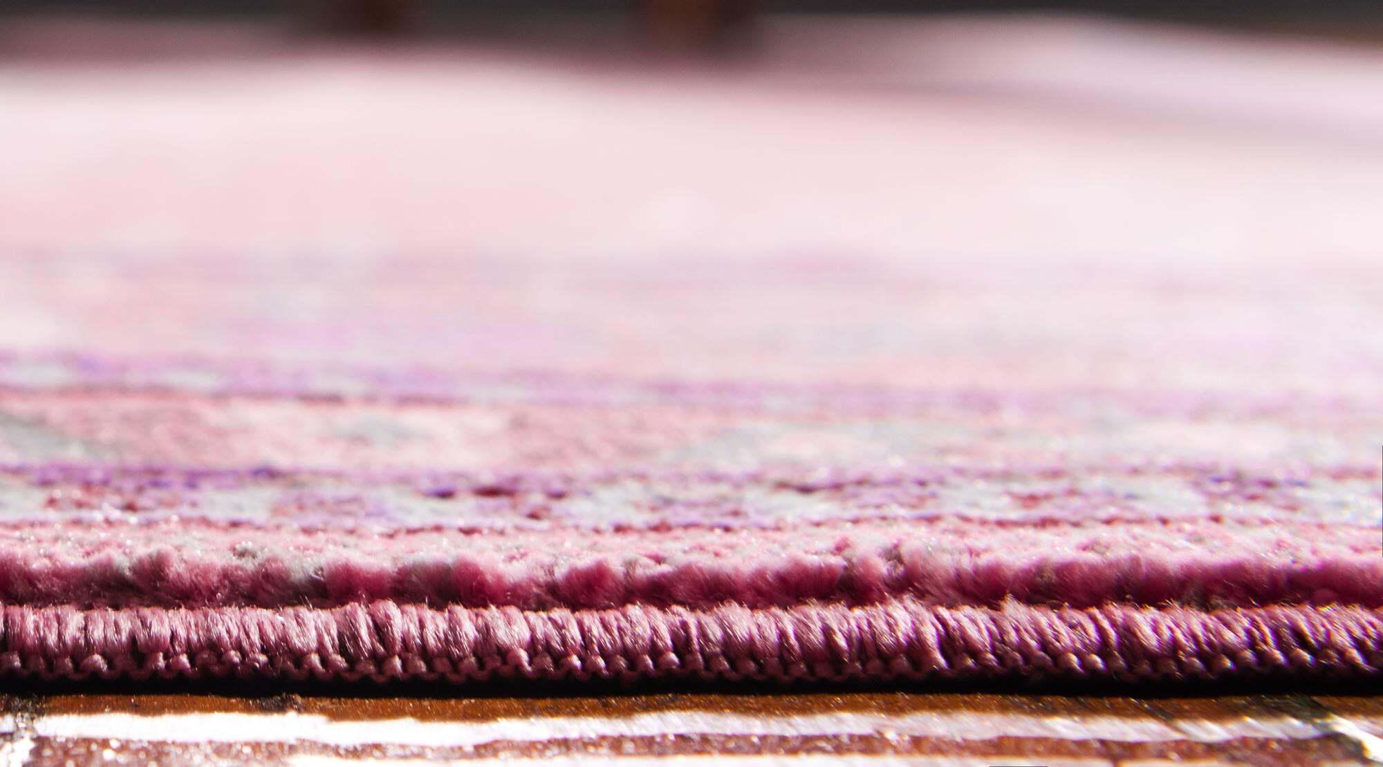 Unique Loom Indoor Rugs - Austin Floral 9x12 Rectangular Rug Pink & Beige