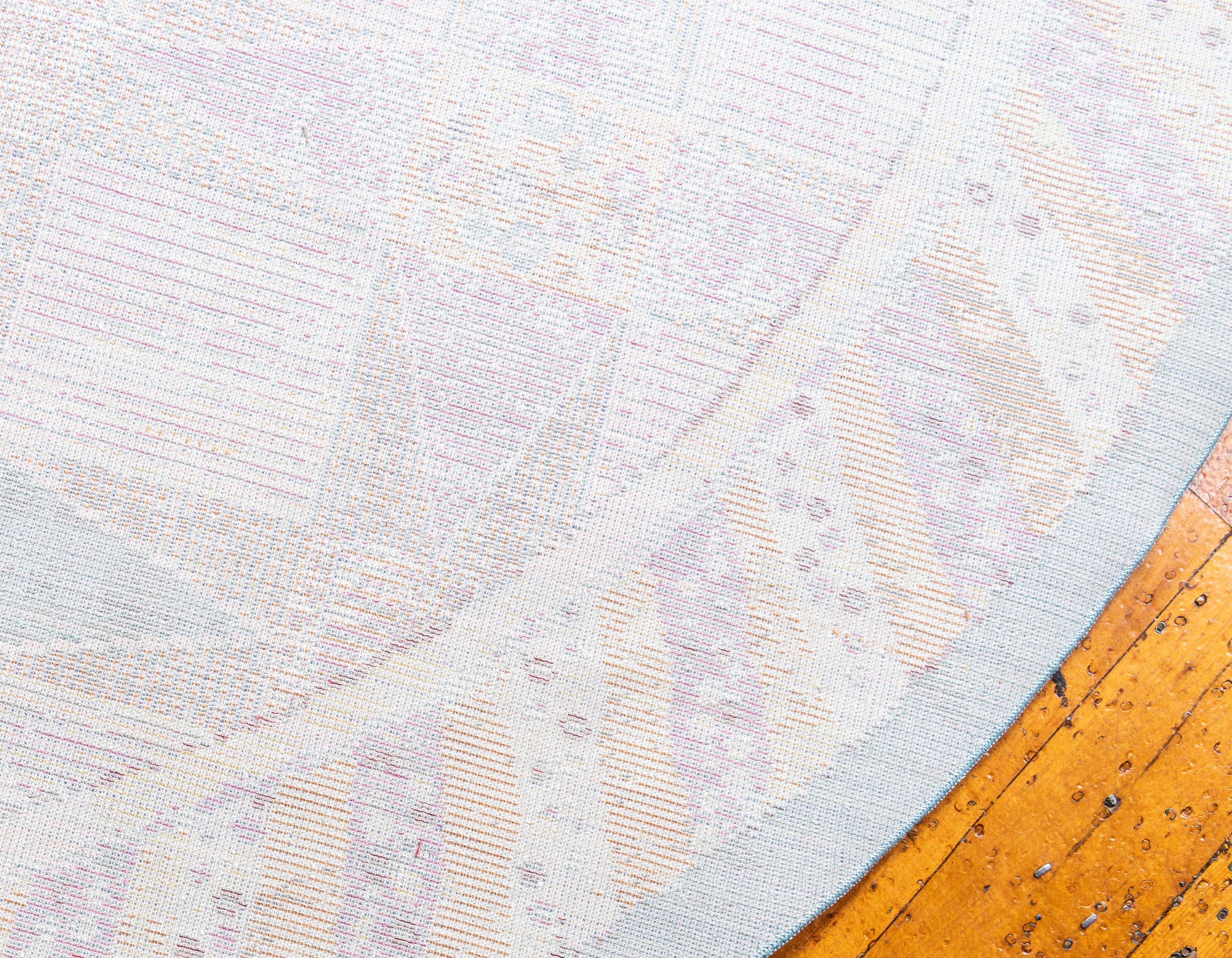 Unique Loom Indoor Rugs - Austin Geometric 6 Ft Round Rug Round Rug Multi & Beige