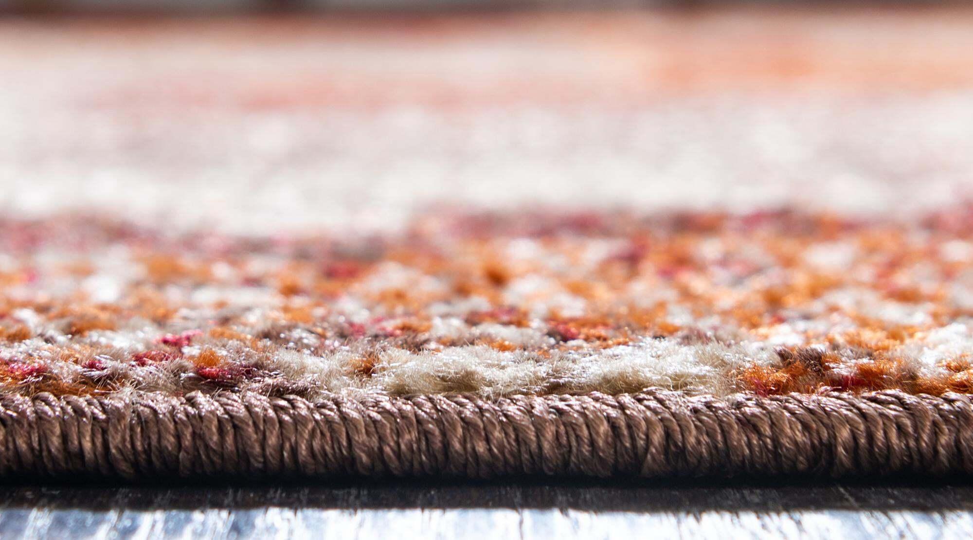 Unique Loom Indoor Rugs - Autumn Abstract Rectangular 9x12 Rug Multi & Beige
