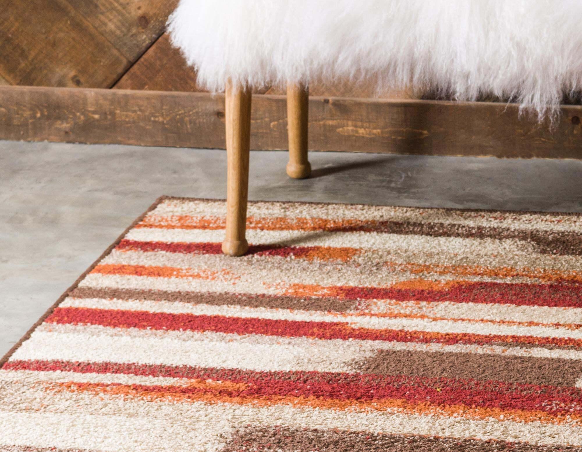 Unique Loom Indoor Rugs - Autumn Rectangular 9x12 Rug Multi & Beige