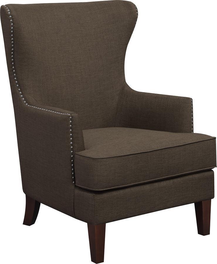 Elements Accent Chairs - Avery Accent Arm Chair Chocolate
