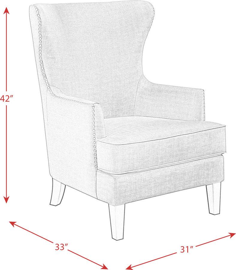 Elements Accent Chairs - Avery Accent Arm Chair Chocolate