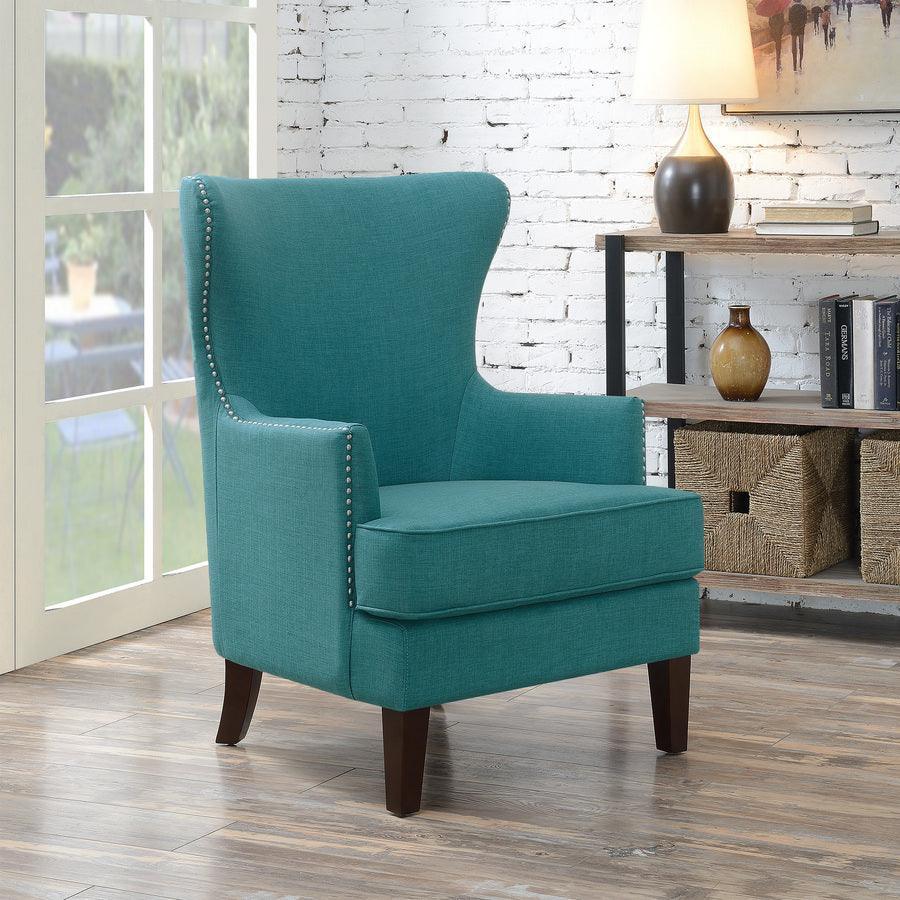 Elements Accent Chairs - Avery Accent Arm Chair Teal