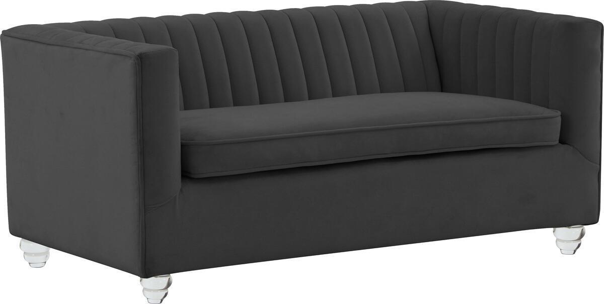 Tov Furniture Dog Beds - Aviator Black Velvet Pet Bed