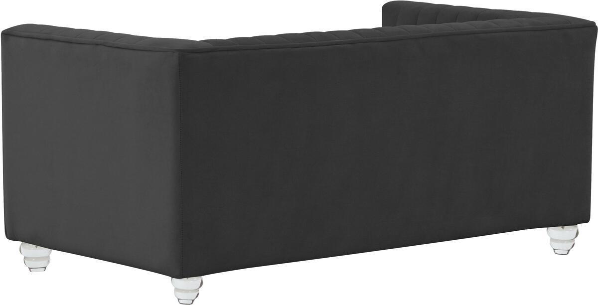 Tov Furniture Dog Beds - Aviator Black Velvet Pet Bed