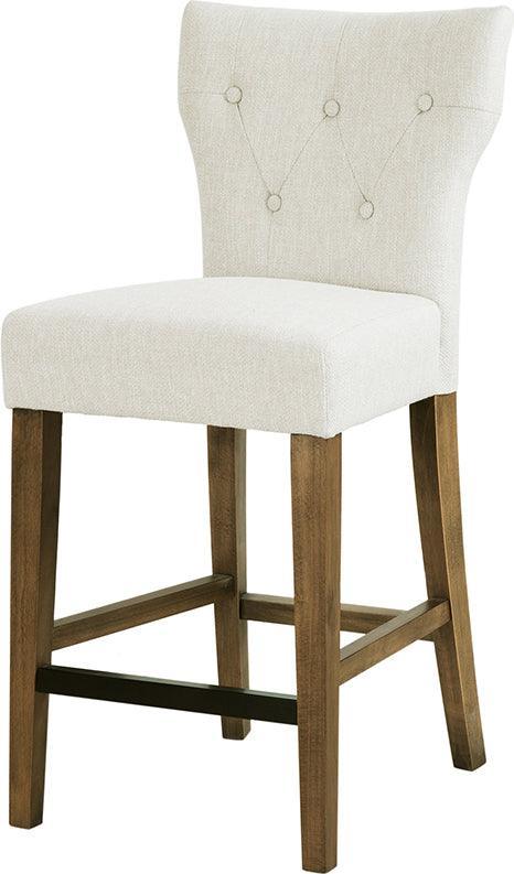 Olliix.com Barstools - Avila Tufted Back Counter Stool Cream