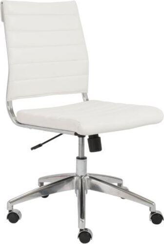Euro Style Task Chairs - Axel Armless Office Chair White